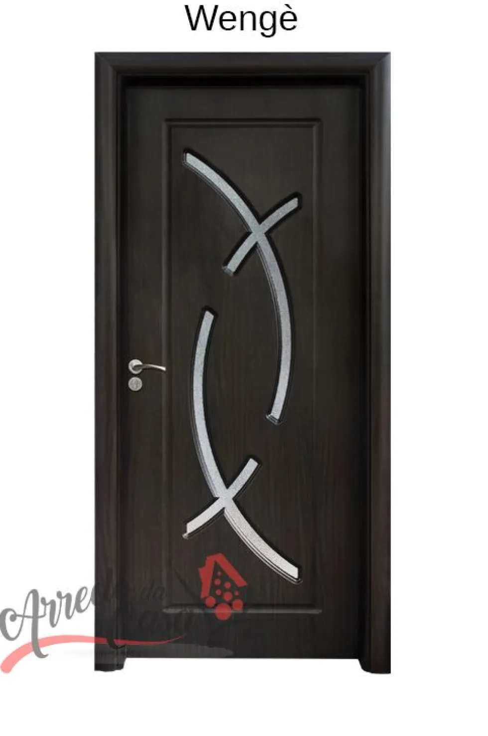 PORTA PER INTERNO CON VETRO MOD PV17