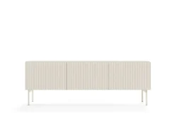 Porta tv piccolo con anta a ribalta e 3 vani interni beige cashmere PTVLK28