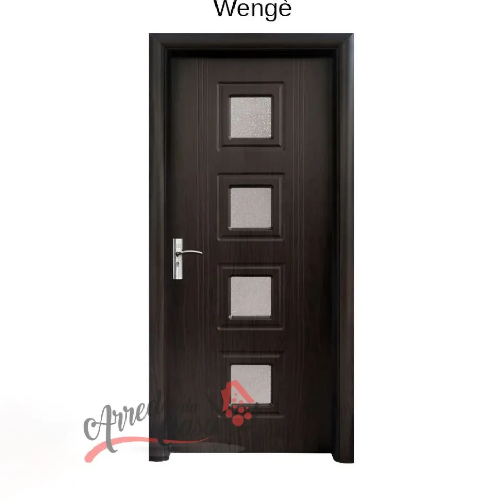 Porte da Interno con Vetro - Laminato e HDF Pv7