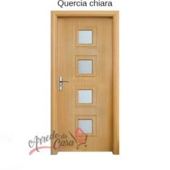Porte da Interno con Vetro - Laminato e HDF Pv7