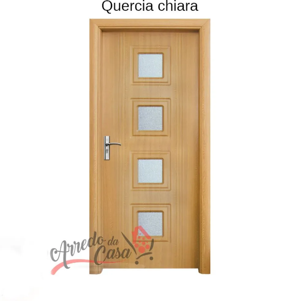 Porte da Interno con Vetro - Laminato e HDF Pv7