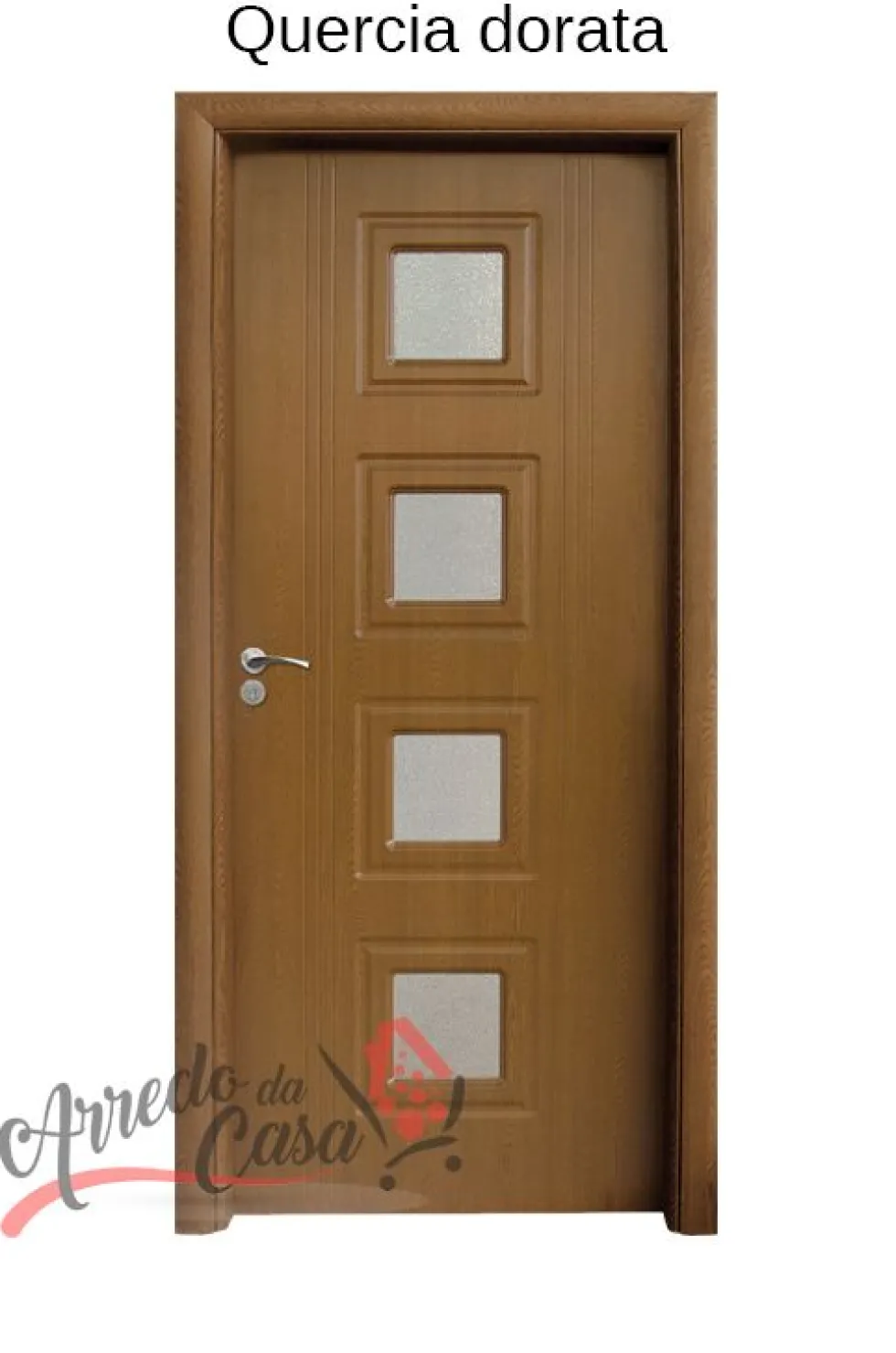 Porte da Interno con Vetro - Laminato e HDF Pv7