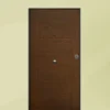 Portone blindato da esterno in vetroresina noce 80/90x200/220 PB113