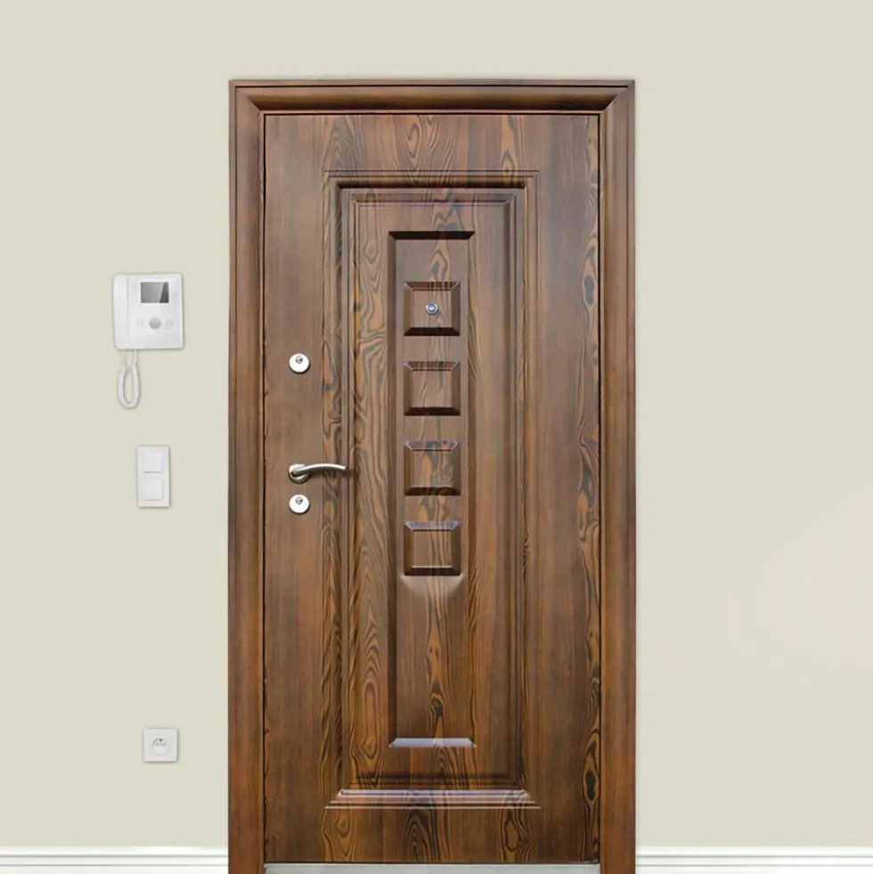 Portone blindato in legno P12