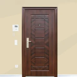 Portone blindato 90X200 effetto legno P13