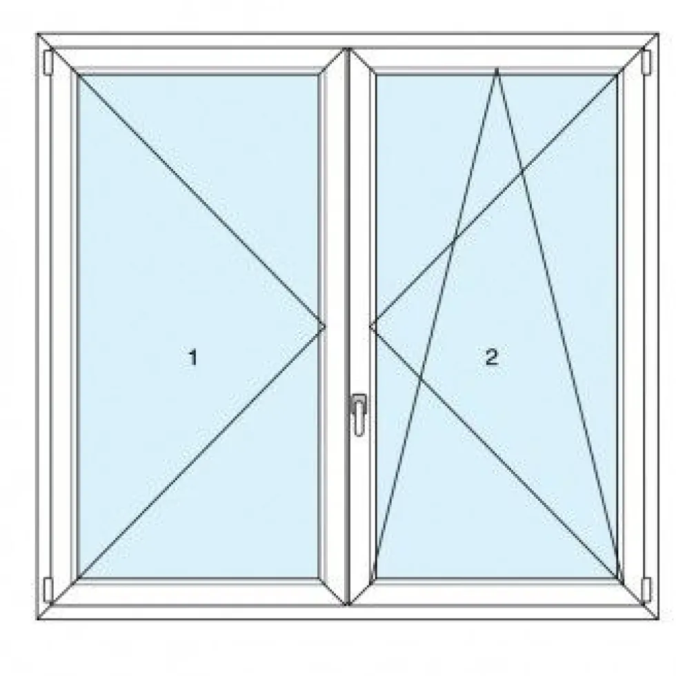 Preventivo per 2 infissi PVC bianco 2 ante