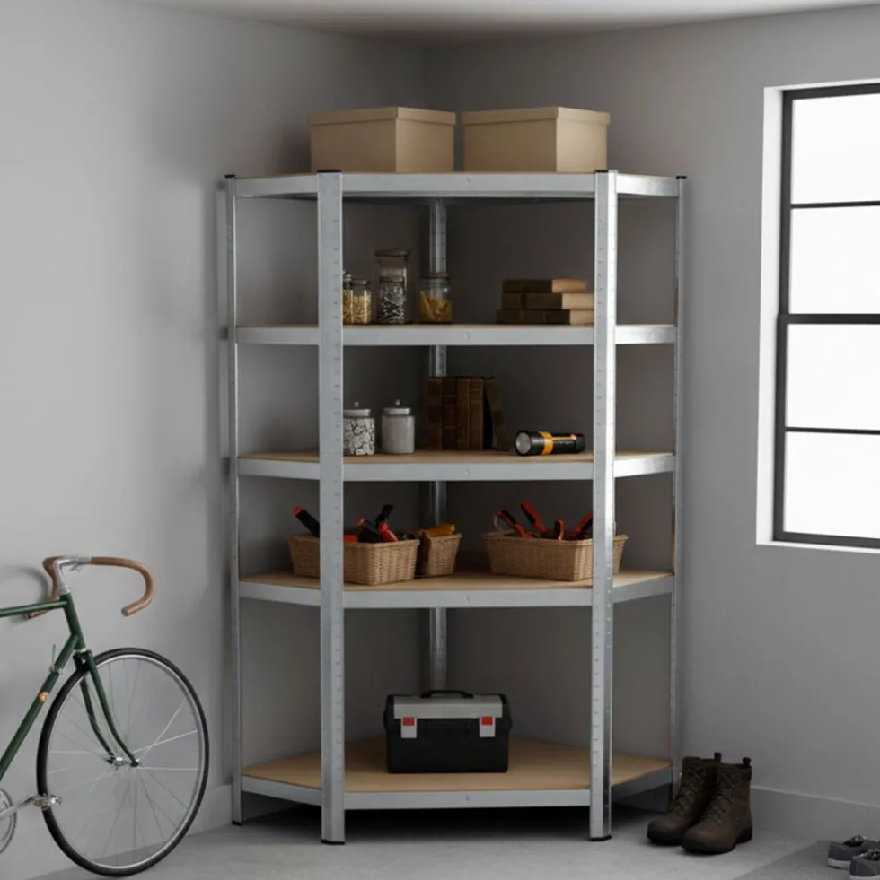 Scaffale in metallo angolare 90x180x30 cm SFT6