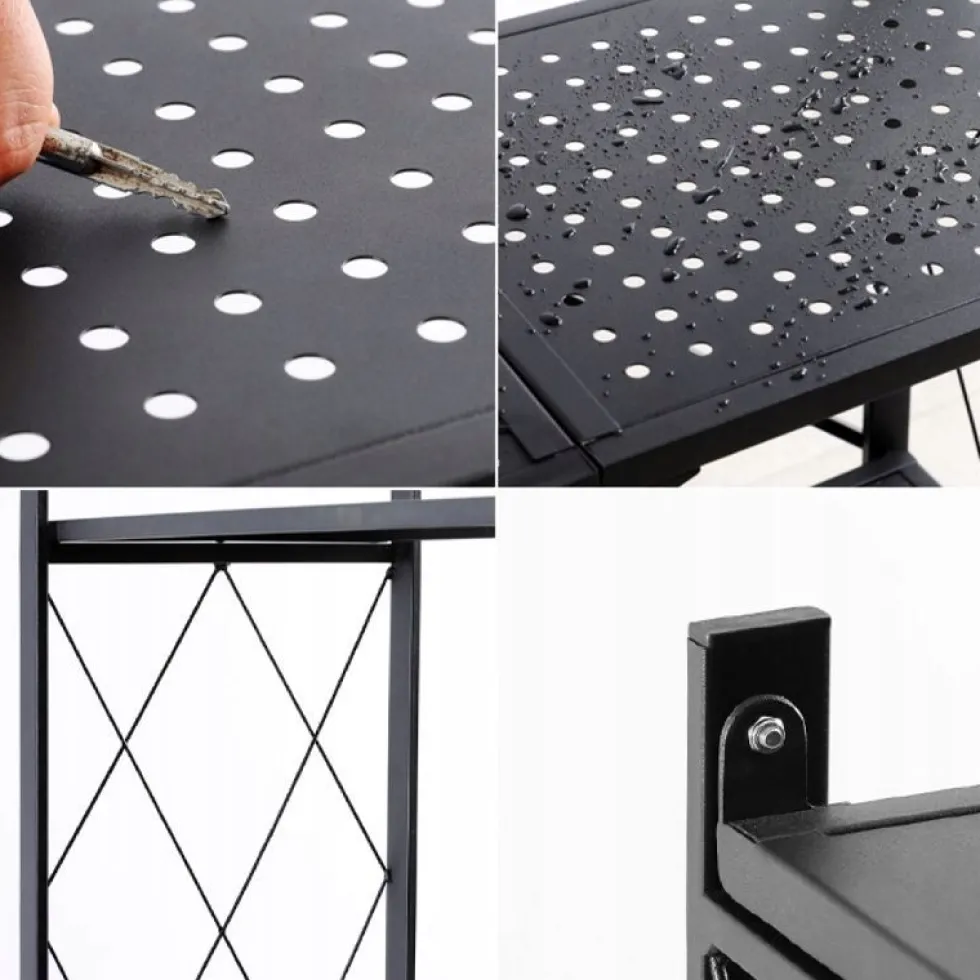 Scaffale per cucina 72x87 cm pieghevole con ruote SFT1