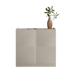 Scarpiera armadio in rovere chiaro e crema ASI1