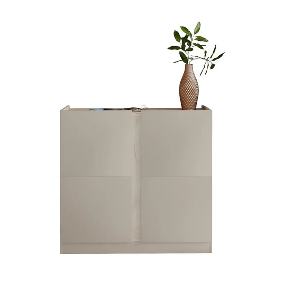 Scarpiera armadio in rovere chiaro e crema ASI1