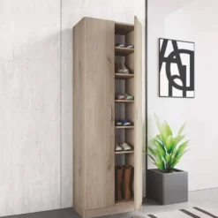 Scarpiera armadio rovere chiaro ASI4036