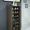 Scarpiera armadio rovere moro ASI4035