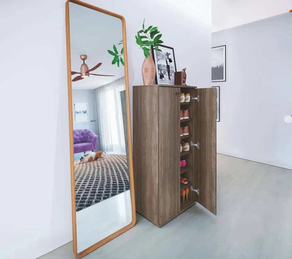 Scarpiera armadio rovere moro ASI4035