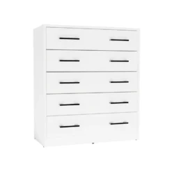 Scarpiera grande 74x84,5 cm con 5 ante a ribalta bianco SCAT8