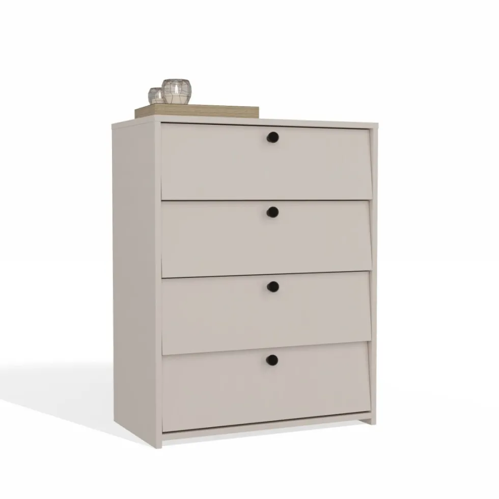 Scarpiera ingresso moderna 66x85cm beige cashmere SCAT9
