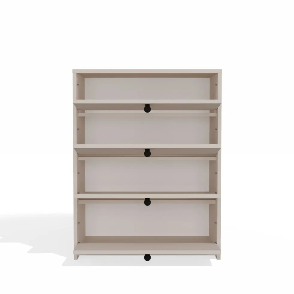 Scarpiera ingresso moderna 66x85cm beige cashmere SCAT9
