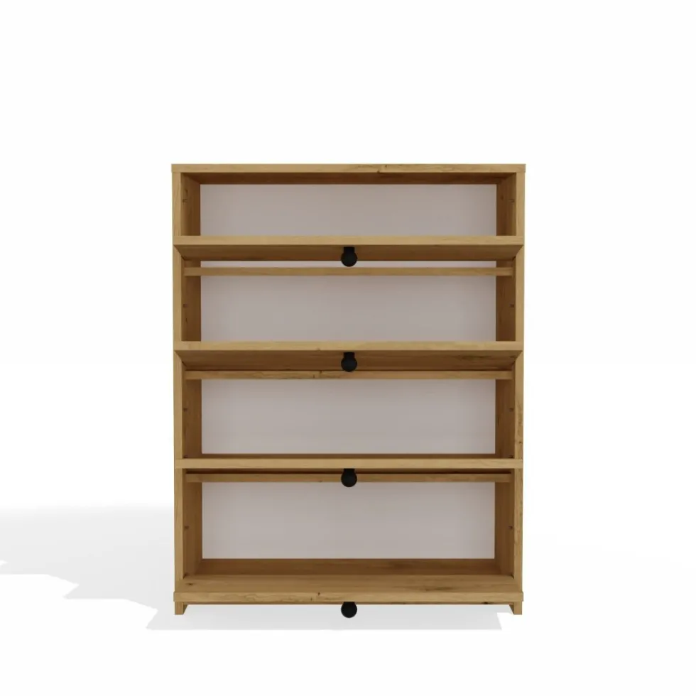 Scarpiera ingresso moderna 66x85cm rovere SCAT9