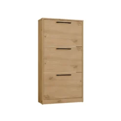 Scarpiera ingresso moderna 60x116x28 cm rovere SCAT3
