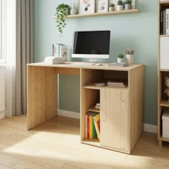 Scrivania cameretta moderna rovere chiaro SCI8