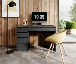 Scrivania moderna 120x75cm antracite SCLK1