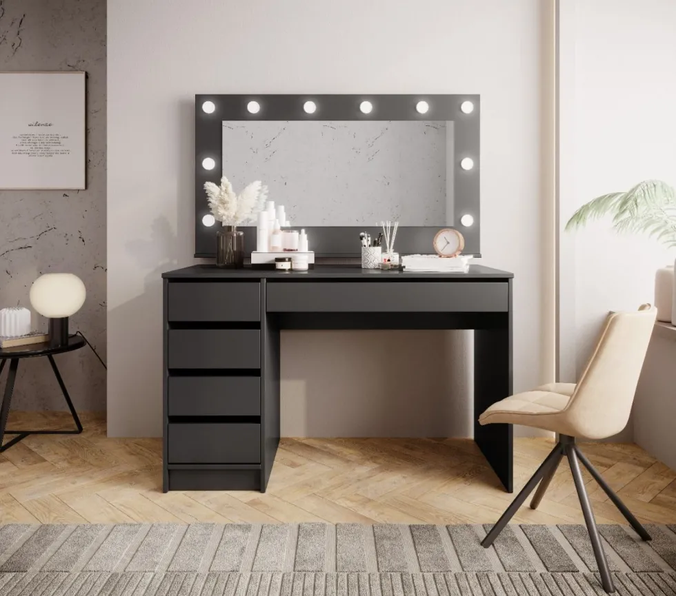 Scrivania moderna 120x75cm antracite SCLK1