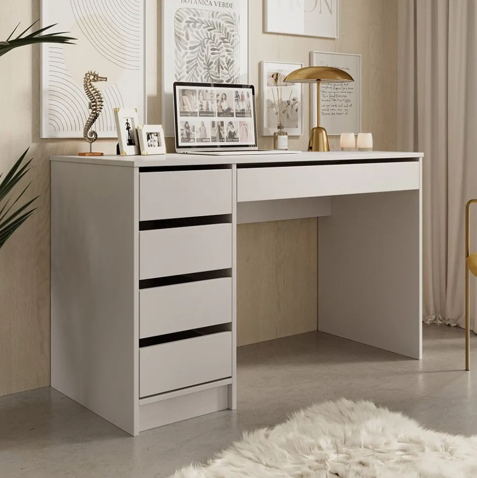 Scrivania moderna 120x75cm beige SCLK1