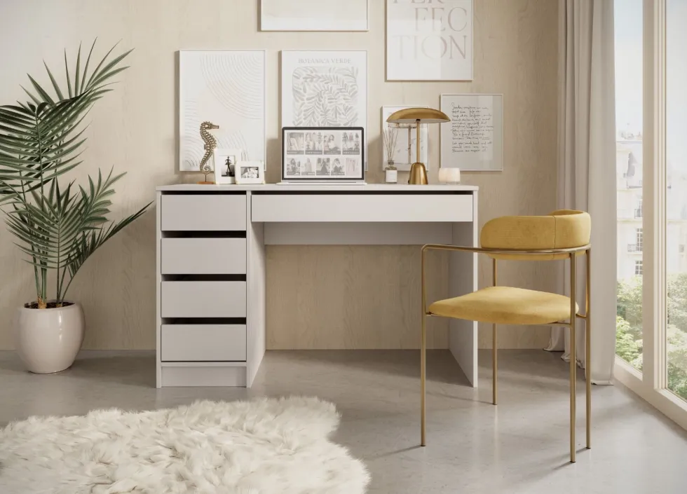Scrivania moderna 120x75cm beige SCLK1