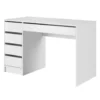 Scrivania moderna 120x75cm bianco lucido SCLK1