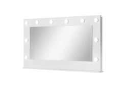 Scrivania moderna 120x75cm bianco lucido SCLK1