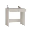 Scrivania piccola salvaspazio 80x81 cm con cassetti decorati beige cashmere SCT14