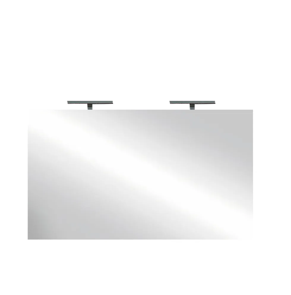 Specchiera bagno 120x75 cm con doppia luce led SPL4