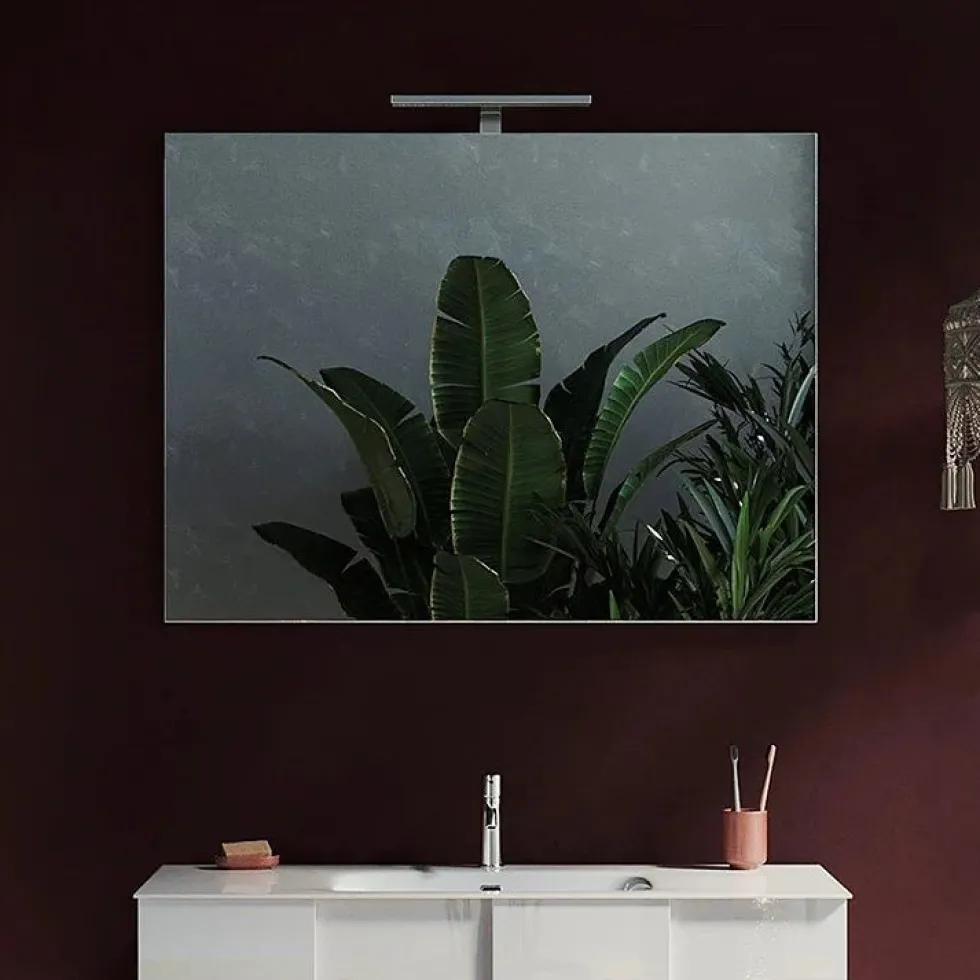 Specchiera bagno 100x75 cm con luce led SPL1