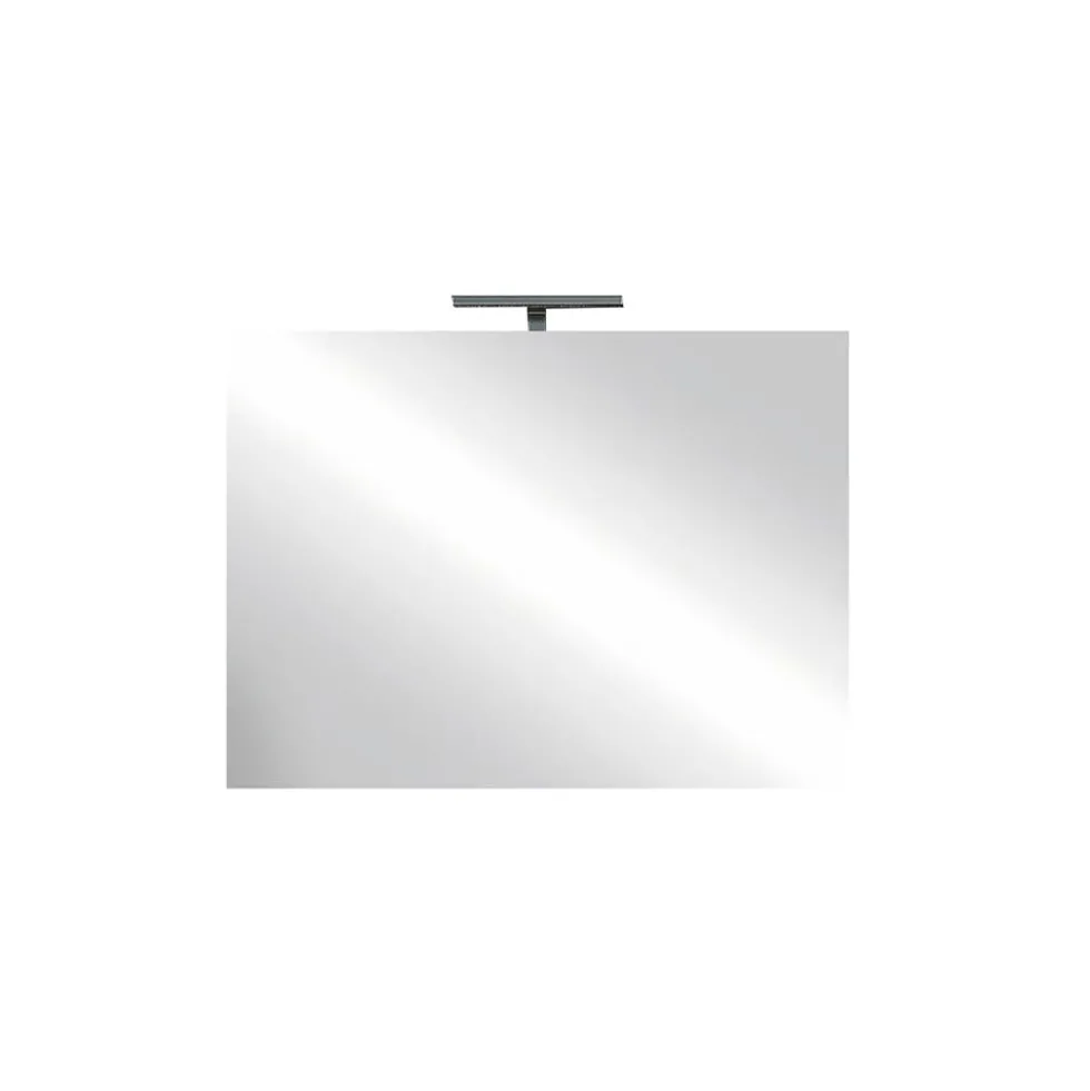 Specchiera bagno 80x75 cm con luce led SPL2