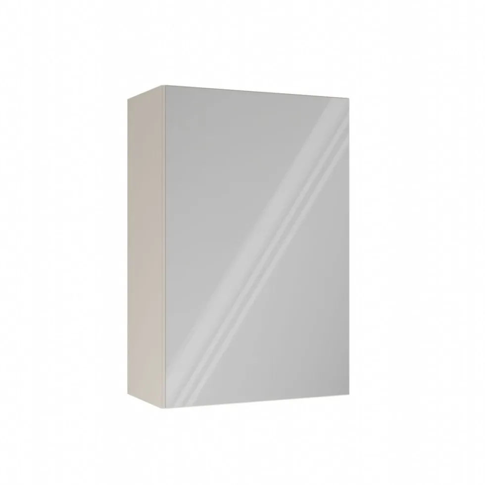 Specchio contenitore da bagno 40x60 cm con 3 ripiani interni beige cashmere SPT3
