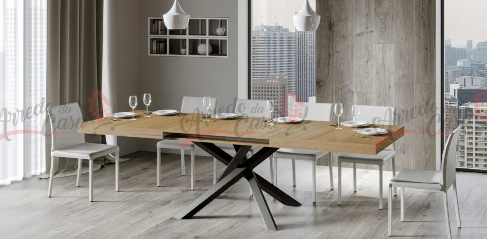 Tavolo allungabile da pranzo 180x90 VLN 180
