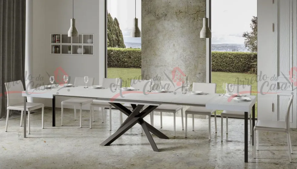 Tavolo allungabile da pranzo 180x90 VLN 180