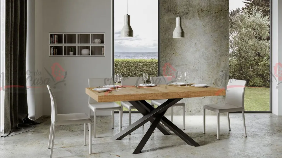 Tavolo allungabile da pranzo 180x90 VLN 180