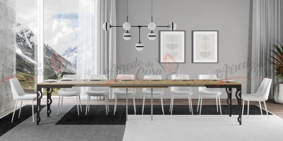 Tavolo allungabile in legno KRM EVOLUTION 180