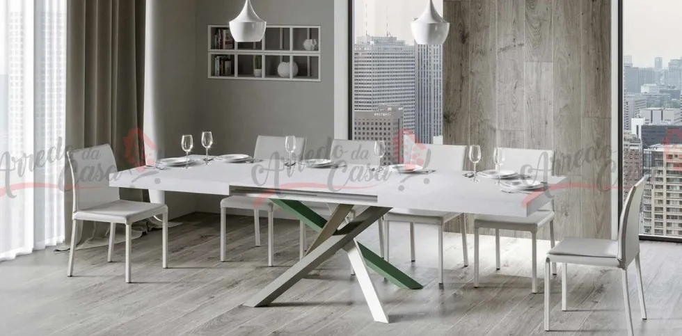 Tavolo allungabile moderno VLN MULTICOLOR 4A 130