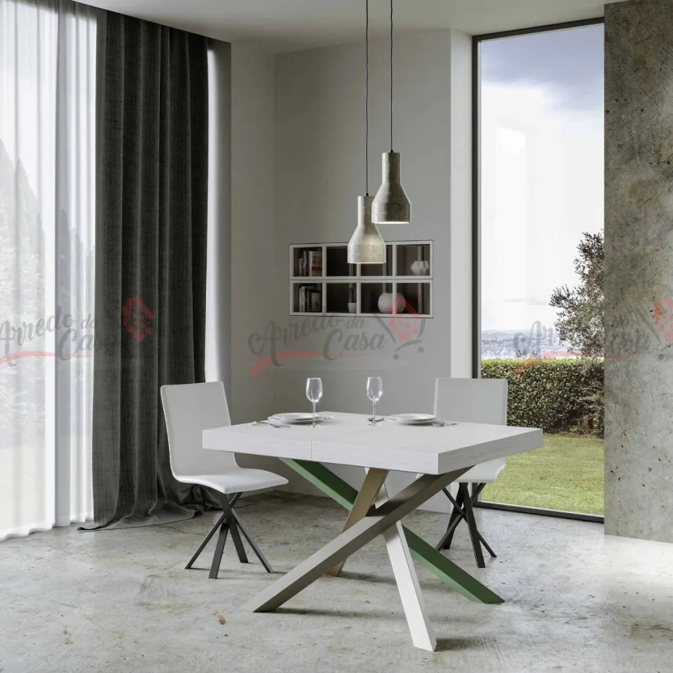 Tavolo allungabile moderno VLN MULTICOLOR 4A 130