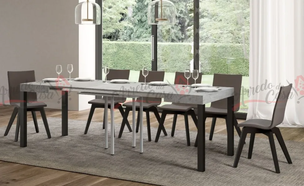 Tavolo allungabile quadrato 90x90 EVRD 90