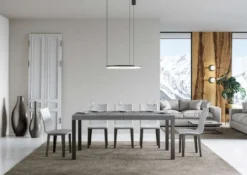 Tavolo allungabile 90×180 Telaio Antracite EVRD 180
