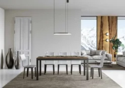 Tavolo allungabile 90×180 Telaio Antracite EVRD 180
