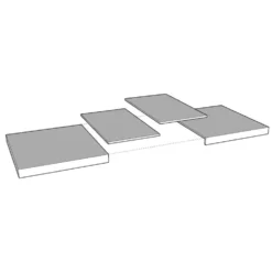 Tavolo allungabile 120x90 EVRD EVOLUTION 120