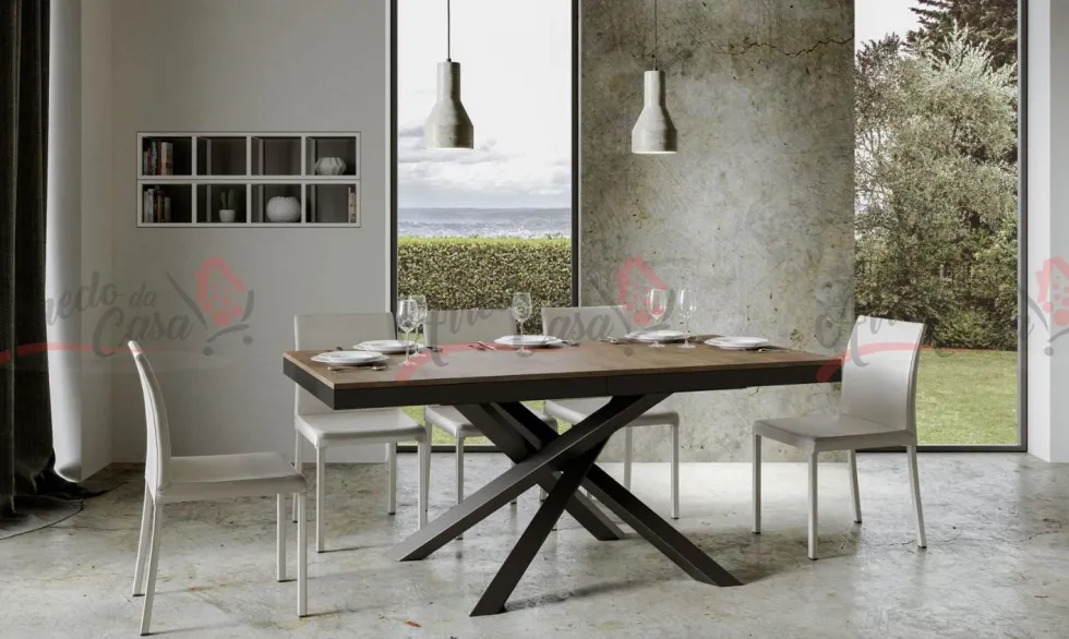 Tavolo allungabile 180x90 moderno VLN EVOLUTION 180