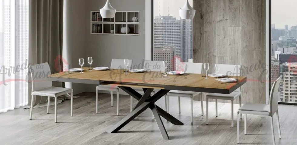 Tavolo allungabile 180x90 moderno VLN EVOLUTION 180