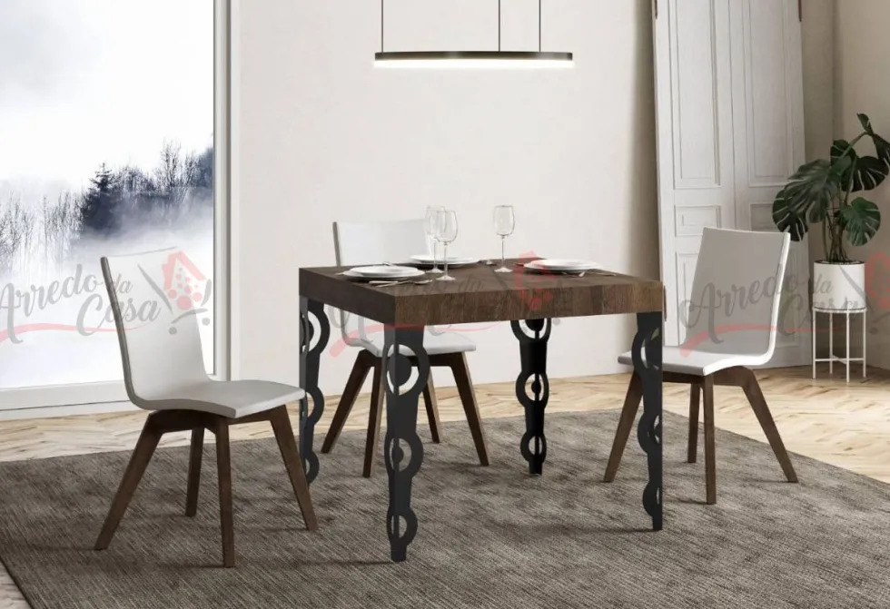 Tavolo allungabile 90x90 moderno KRM 90