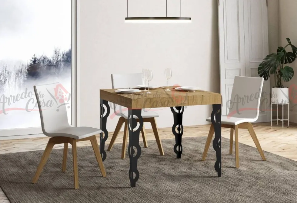 Tavolo allungabile 90x90 moderno KRM 90