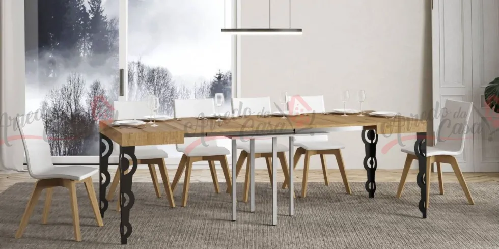 Tavolo allungabile 90x90 moderno KRM 90