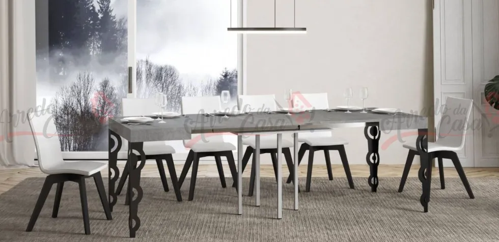 Tavolo allungabile 90x90 moderno KRM 90
